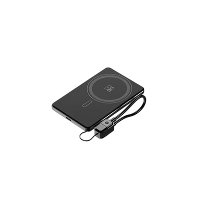 Bærbar powerbank på 2,5 W med integrert ladeledning