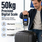 🧳 50 % RABATT! ⚖️ Bærbar digital bagasjevekt med krok – Nøyaktig, kompakt og brukervennlig – Perfekt for å unngå gebyrer for overvekt på reisen ✈️