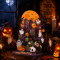 🎃 3D-høstkort med gresskar og spøkelseshus til Halloween | Laserskåret pop-up-høstkort✨