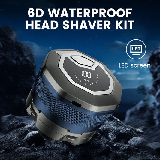 🪒 Dropp frisøren, behold stilen – 6D vanntett barbermaskin for hodet. Glatt, grundig og helt uten irritasjon. På lager i Storbritannia