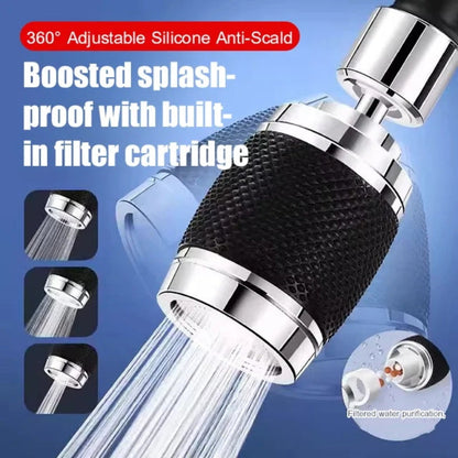 🔥BLITZTILBUD🔥 360° svingbar luftblander – 3 strømningsmoduser, trykkforsterkende, sprutbeskyttet – innebygd filter, enkel montering uten verktøy! 🚰✨
