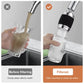 🔥BLITZTILBUD🔥 360° svingbar luftblander – 3 strømningsmoduser, trykkforsterkende, sprutbeskyttet – innebygd filter, enkel montering uten verktøy! 🚰✨