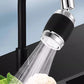 🔥BLITZTILBUD🔥 360° svingbar luftblander – 3 strømningsmoduser, trykkforsterkende, sprutbeskyttet – innebygd filter, enkel montering uten verktøy! 🚰✨
