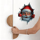 🎅Julenissens overraskelse – 3D-veggklistremerker