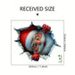🎅Julenissens overraskelse – 3D-veggklistremerker