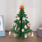 🎅✨Mini-juletre-sett i tre til bordet – håndlaget, gjør-det-selv-montering – dekorasjon til festbordet