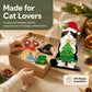 🎅Jule-SPESIALTILBUD🐱Over 50 000 solgt!✨Utskiftbare magnetiske trefigurer – sesongbasert hylledekorasjon hele året