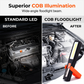 🔥💡50 % RABATT｜COB-ladbar arbeidslampe med magnetfeste🧲Håndfri, sammenleggbar nødlampe for bilreparasjoner