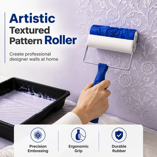 🔥🎨 50 % rabatt i en begrenset periode | Over 4900 solgte eksemplarer – DIY-verktøy for hjemmedekorasjon med mønsterruller til vegger
