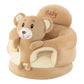 ✨50 % RABATT NÅ! !✨🧸 Plysj-babystøtte – Ergonomisk, stabil og myk – Perfekt til sittetrening og lek 🛋️