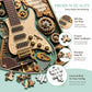 🎁🎃Halloween-tilbud: 50 % rabatt!🥰Kreativt steampunk-gitar-3D-puslespill