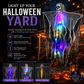 Halloween-spøkelse til å henge opp med LED-lys