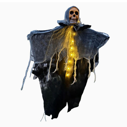 Halloween-spøkelse til å henge opp med LED-lys