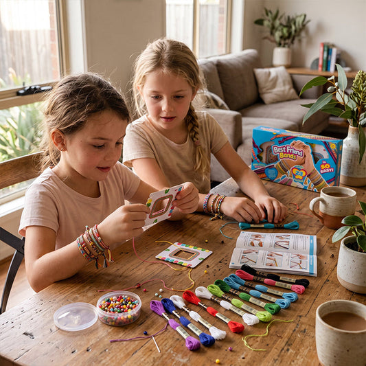 🎨 DIY-sett for barn til å lage armbånd