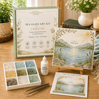 🌊💎 Kreativt sett med helbredende sjøglas | DIY-dekorasjon til hjemmet