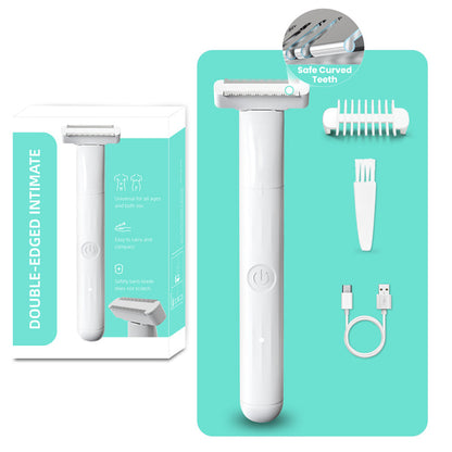 ⚡ Vanntett elektrisk barbermaskin med to hoder – barberer hele kroppen, og kan til og med brukes i dusjen! 💧🪒