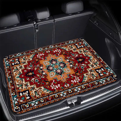 🚗 50 % RABATT NÅ! 🧶 Universell bagasjeromsmatte med sklisikring – fløyelsmyk overflate, forsterkede kanter og sklisikker – perfekt for bilens bagasjerom ✨