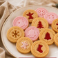 🎄🍪 Julekakeform-sett – 3D-bakeformer med julemotiver, inkludert reinsdyr, snøfnugg og andre motiver