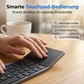 ⏰🔥BEGRENSET TID: 52 % RABATT!💥Sammenleggbart Bluetooth-tastatur med touchpad--⌨️Mer effektiv inntasting på kontoret✨