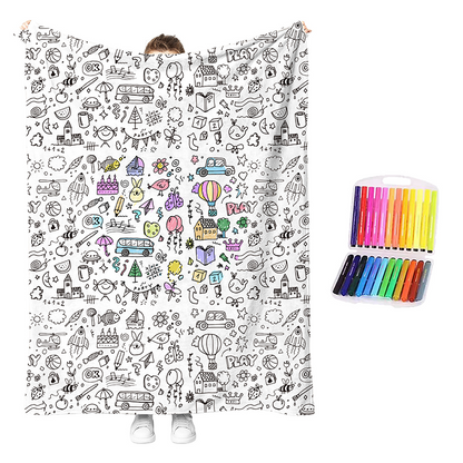 🎨 50 % RABATT NÅ! ✨ Kreativt maleteppesett – ultramyk, vaskbar maling og timevis med kreativ lek – perfekt for hyggelige stunder og kunstnerisk skapelse 🖌️🧶