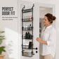 🚪 50 % RABATT! 🧺 Hengende dørhylle – uten boring, flere kurver og praktisk ✨