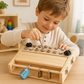 🧩 50 % rabatt! ✨ Montessori-leketøy i tre (med skrutrekkerbrett) – 18-i-1-aktivitetsbrett for sansestimulering, med ekte verktøy og høykvalitets naturlig tre – bidrar til å styrke småbarns motoriske ferdigheter og logiske tenkning 🔧