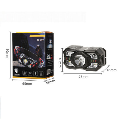 💡 Sensor Rechargeable Headlamp | 5 Modes