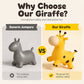 Søt hoppende giraff for barn