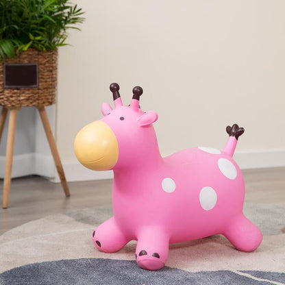 Søt hoppende giraff for barn