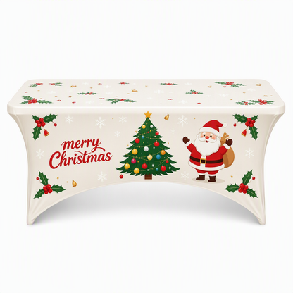 🎄50 % rabatt!!🎅 Julestretch-bordduk | Rektangulær, passer perfekt