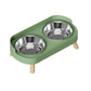 ⏳🔥50 % RABATT I BEGRENSET TID! Elevated Double Pet Feeder