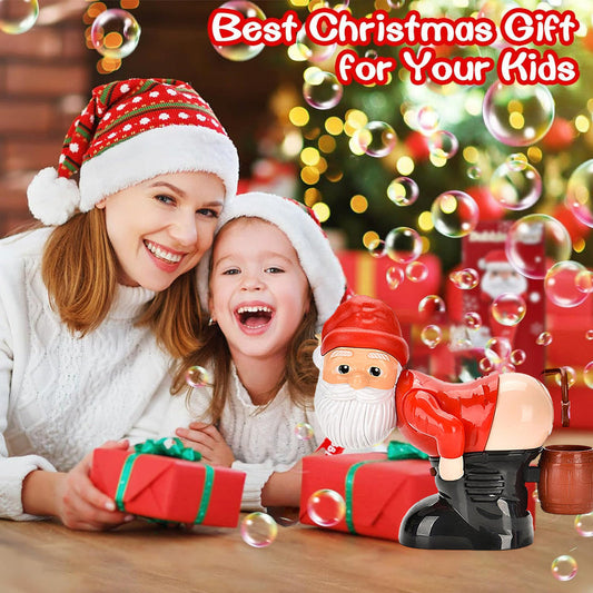 🏆 BEGRENSET TID: 50 % RABATT! 🎅 Klar for julen! 🎄Morsom nisse-boblemaskin – musikk, lys og juleboble-moro