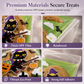 🎃🍪 Selvlukkende godteriposer til Halloween – søt emballasje til kaker og godteri