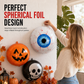 🎃 Gigantiske 22" 4D-øye-ballonger | Skumle Halloween-festdekorasjoner til et uhyggelig hjem og hage