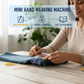 🧶 Håndvevstativ i furu – komplett startsett, 10/14/28 nåler, bærbar. Reparer og lag unike lapper! ✨