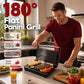 🥪🔥 Elektrisk sandwich- og panini-grill med 180° flat stekeplate