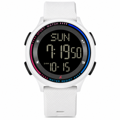 Ultratynn digital armbåndsur med ett urverk