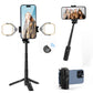 🔥🎁Nyhet: 50 % RABATT🔥 Stor, sammenleggbar Bluetooth-selfiestang med innebygd stativ