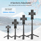🔥🎁Nyhet: 50 % RABATT🔥 Stor, sammenleggbar Bluetooth-selfiestang med innebygd stativ