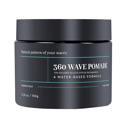 🌊💈✨Wave Pomade – hårvoks med middels hold, vannbasert og høy glans