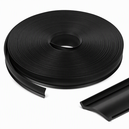 Universell 25,4 mm PVC-dryppskinne til bobiler – takrenneprofil, 25 ft, vanntett utvendig list til bobiler og hus