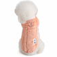 🔥 50 % RABATT 🐕 Myk fleece- og bomullsjakke til kjæledyr med D-ring for bånd – varm høst- og vinterjakke for små hunder og katter ❄️✨