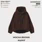 🧥Hette med bred brem💧Kort, oversized regnjakke med buet nederkant og justerbare mansjetter